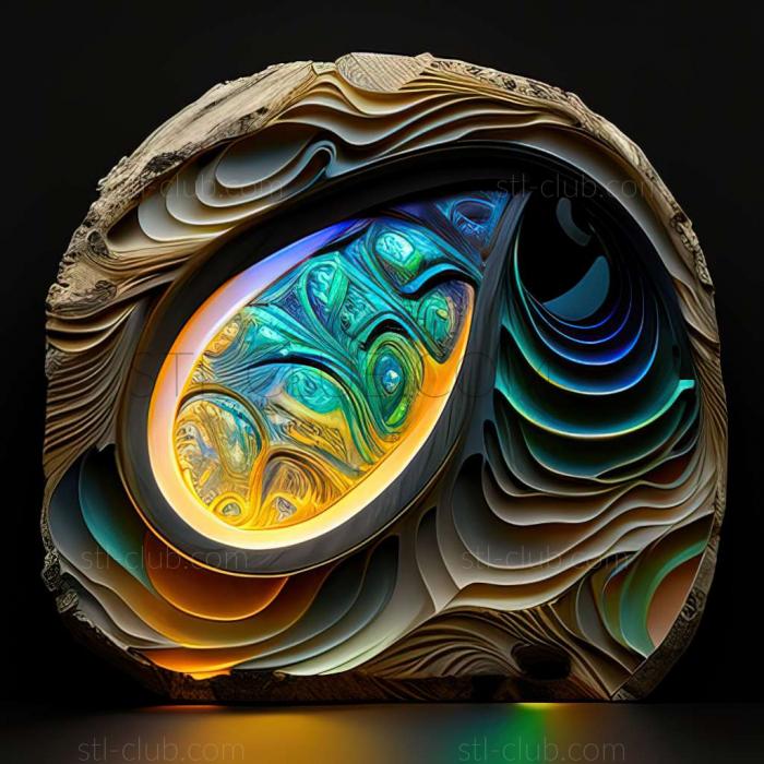 3D model opal (STL)